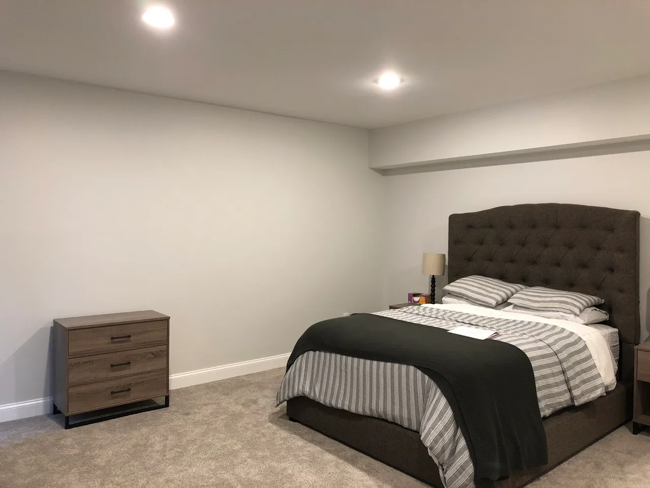 bedroom in basement 