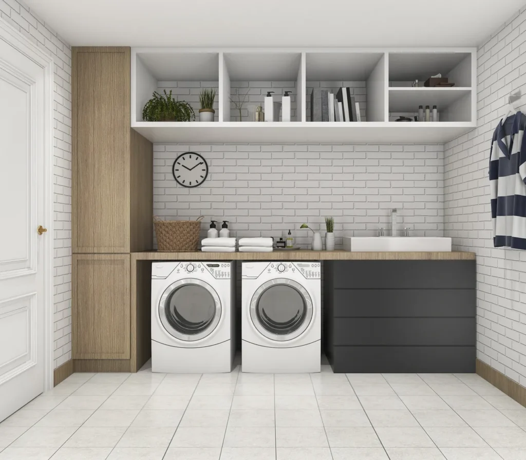 Updating Your Basement Laundry Room 1 basement laundry room