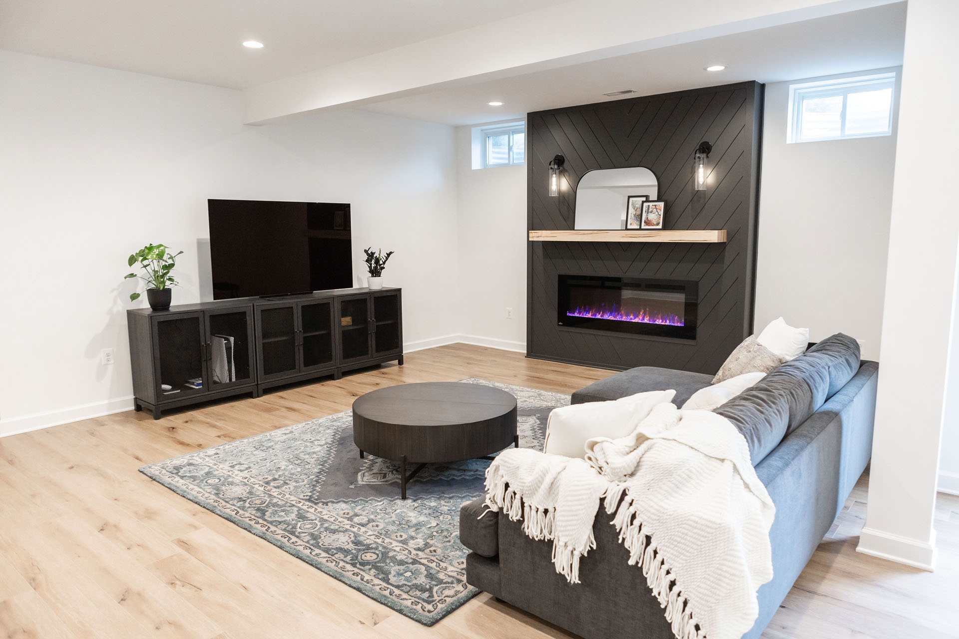 Purcellville basement renovation
