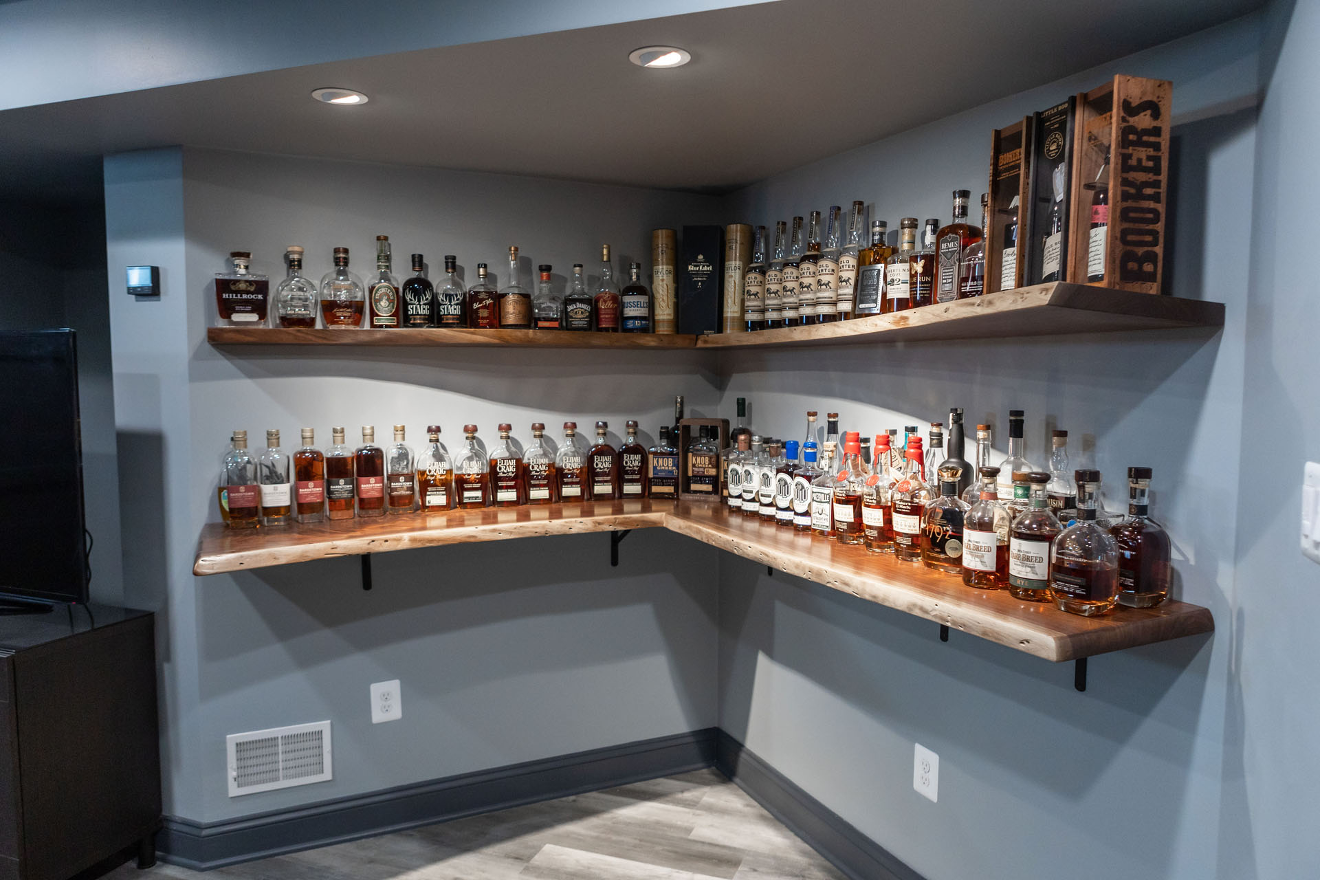Loudoun Basements Purcellville Cigar Bourbon room1