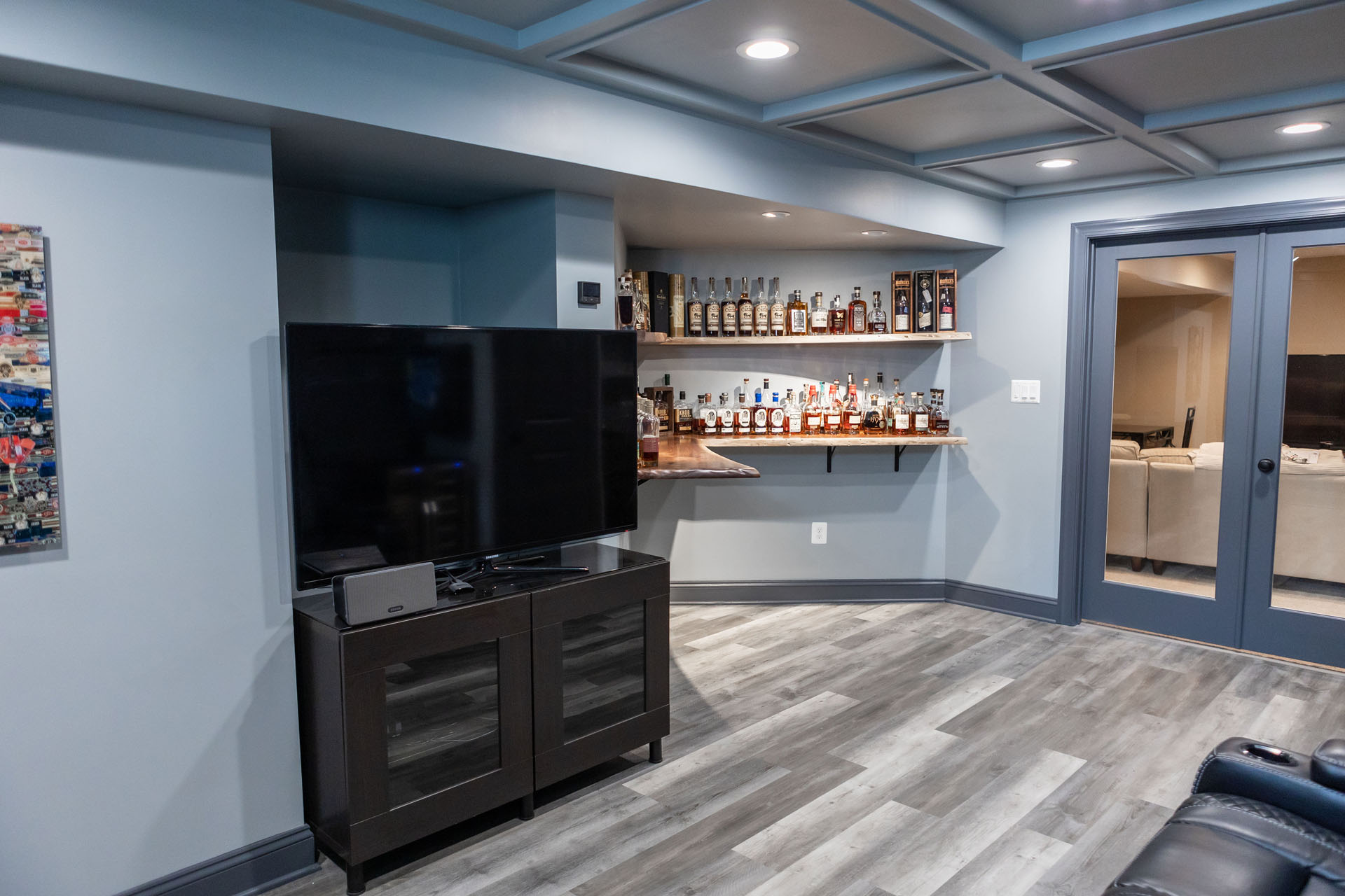 Loudoun Basements Purcellville Cigar Bourbon room6