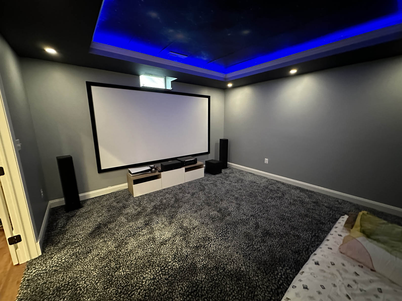 Belmont Country Club 18 ashburn home theatre by loudoun basements